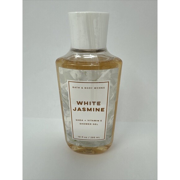 BATH & BODY WORKS WHITE JASMINE SHOWER GEL 10 FL OZ NEW Sealed - Picture 1 of 2
